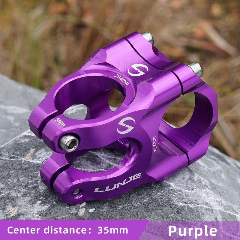 Attacco Manubrio CNC per Mountain Bike 31.8mm MTB Bici da Strada Corto Potenza Lega di Alluminio Alta Resistenza Riser per Salita