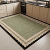 Kitchen Carpet Anti-slip Stain-resistant Floor Mat Large Size Carpets Loop Pile TPR Rug Minimalist Style Home Decoration Rugs