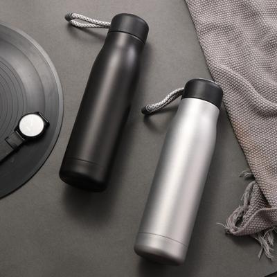 400/550ml Portable Large Capacity Insulated Bottle Fitness Stainless Steel Insulated Kettle Outdoor Sports Water Cup Gift