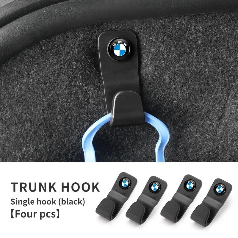 -Ganchos de Almacenamiento para Maletero de Coche Organizador de Maletero para Sedán Automático Para BMW Serie 3 5 G30 G60 F10 F20 F22 F32 F33 F36 F06 G11 G70 F30 G20 G32