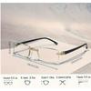 9pcs Reading Glasses Blue Light Blocking Glasses Rimless High-Definition Presbyopia Glasses for Women and Men +1.0 - +4.0