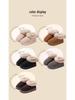 Women's and Men's Winter Non-Slip Thick-Soled Height-Boosting Fur-Trimmed Bowknot Plush Cotton Snow Boots