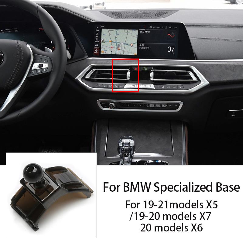 Car Mobile Phone Holder Navigation Bracket Dedicated Base For BMW X5 X6 X3 X4 3GT X1 X2 X7 1 3 5 7 Series Car Air Outlet Bracket