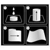 20 pastilles serviettes de table jetables