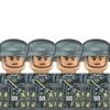 Ww2 Military German Soldiers Figures Helmet Building Blocks Army Infantry Warrior Gunner Armour Cannon Vest Weapons Bricks Toys