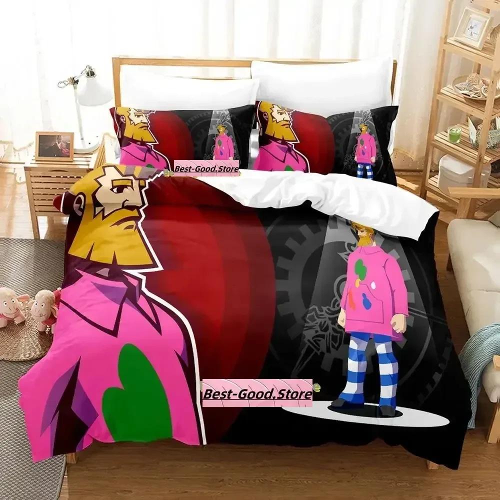 Game Ghost Trick Bedding Set Printed With Pillowcase Bed Duvet Cover Soft Single Double Queen Super King Size Adult Kid Bedroom