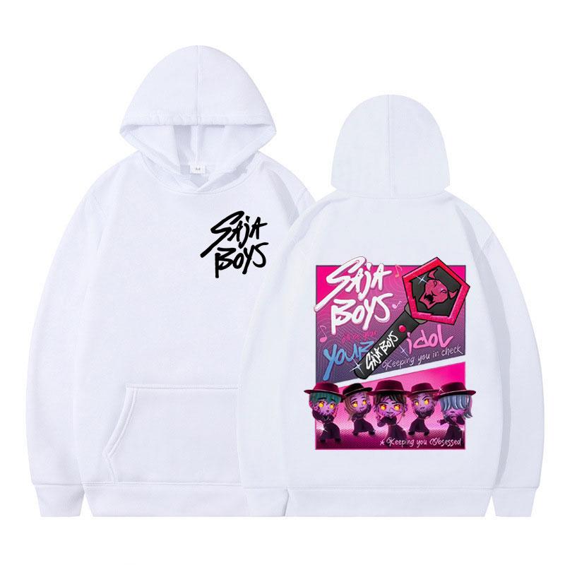 Kpop Demon Hunter Saja Boys Anime Hoodie Men Women Casual Fashion Tracksuit Winter Long Sleeves Aesthetic Trend Loose Sweatshirt