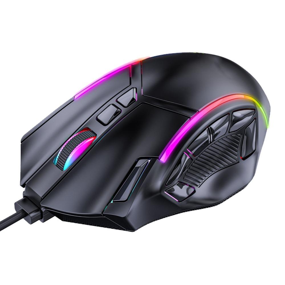 RGB Backlight Gaming Mouse 12800DPI Wired Mouse Durable USB Mouse PC Gaming