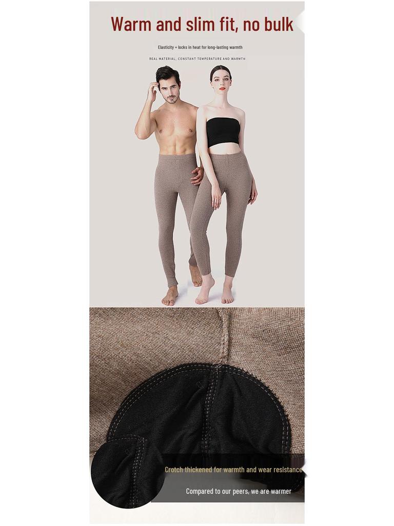 Unisex Wollhose mit mittlerer Bundhöhe: Dick, Schlankmachend, Kältebeständig für Herbst und Winter