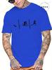 Unisex Fashion Casual Tee Tops Cool Funny Triathlon Heartbeat Design Print Tshirt Summer Unisex T Shirt Oneck Male Tees Tshirt Tops
