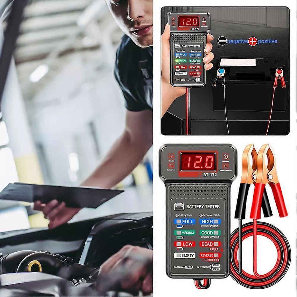 Car Battery Tester Battery Test Tool Multi-Functional Tester 12V Battery Start Test