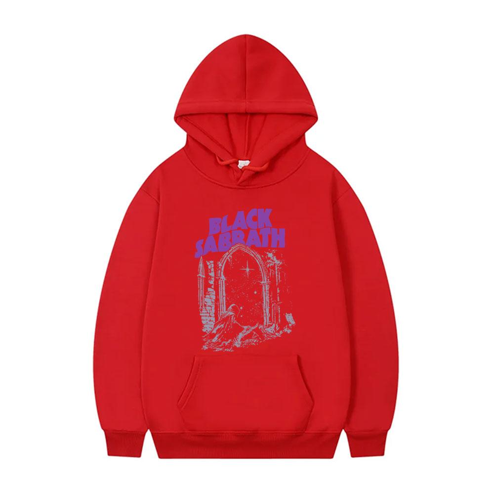 Heavy Metalová Rocková Kapela Black Sabbath Mikina Pánská Dámská Oblečení Ležérní Fleecová Bavlněná Mikina Pánská Oversized Pulovrová Mikina s Kapucí