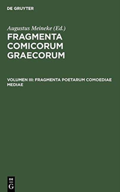 Kniha Fragmenta Poetarum Comoediae Mediae