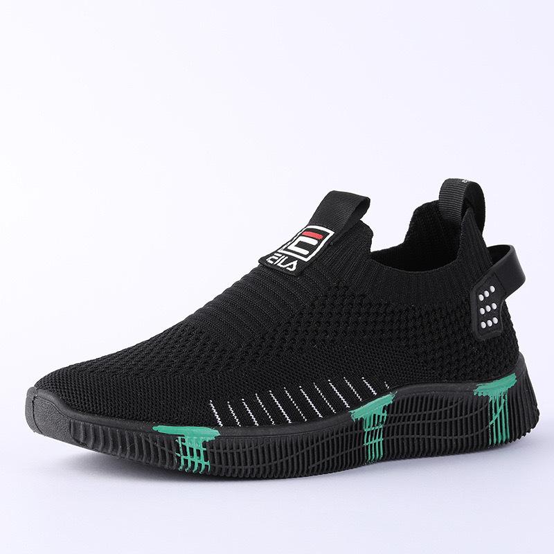 Sneakers Trend Autumn Running Shoes Sports Casual Shoes Men's Flying Weaving Shoes Trend Shoes Men's