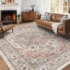 Persia Retro Carpet for Living Room Home Bedroom Bedside Soft Rug Anti-slip Machine Washable Sofa Coffee Table Floor Mat Tapis