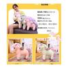 Wnbsiue Rainbow Wing Unicorn Plush Giant Toy Stuffed Animal Doll Fluffy Hair Fly Horse Kids Children 50 cm White Pink