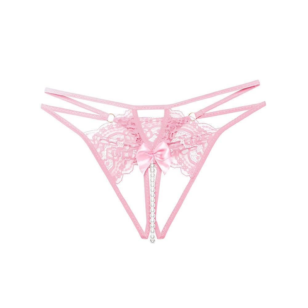 Verführerischer Leyin Open-Crotch Spitzen-String: Mühelose Anziehungskraft mit abnehmbarem Komfort