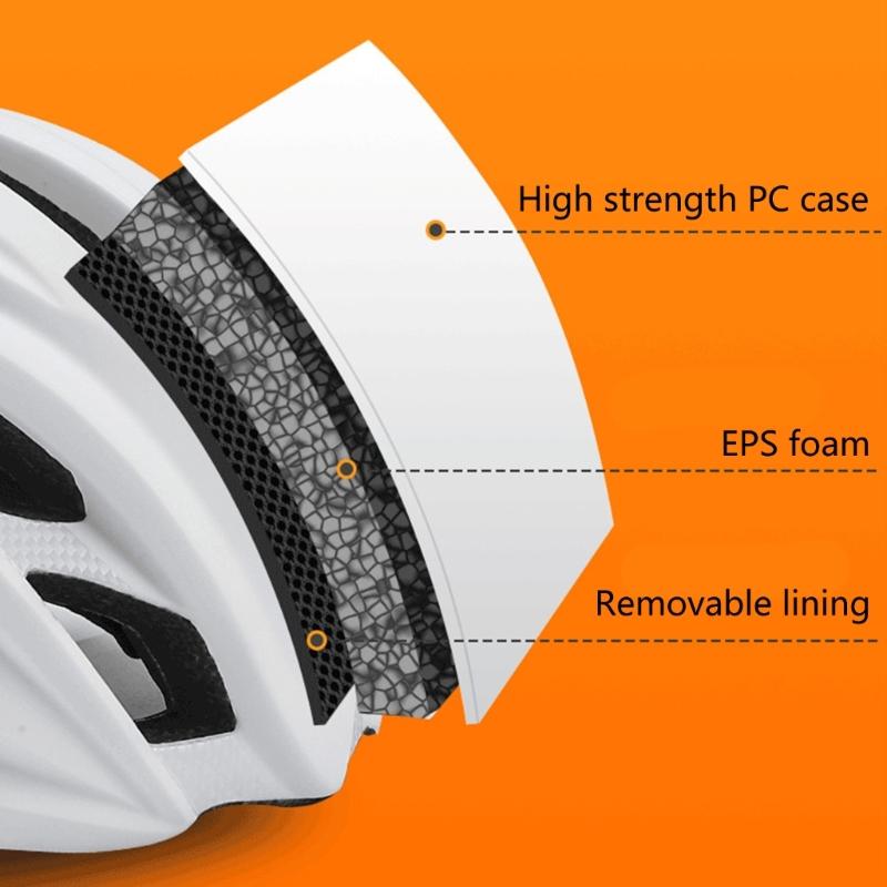 Herren Damen Erwachsene Fahrräder Hut Fahrradhelme Fahrradausrüstung Fahrradhelme Licht Mountainbikes Sicherheitskappen Helme