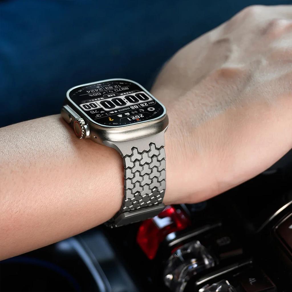 Stainless Steel Band for Apple Watch Ultra 3 49mm 44mm 45mm 46mm 42 40 41 38mm Magnetic Strap for IWatch Series 11 10 9 8 7 6 SE