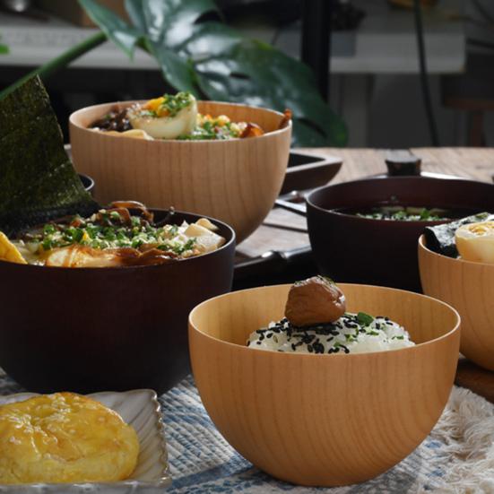 Rice Bowl Easy To Clean Heat-resistant Japanese Style Large Capacity Serving Bowl for Kitchen