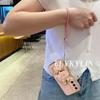 For Huawei Nova 14 13 11 10 Pura 80 70 60 50 Pro Mate 70 60 50 Rabbit Mirror Bracket,Hand Rope Electroplated Soft Shell