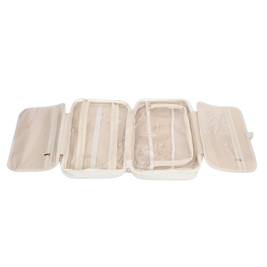 Travel Toiletry Bag Multifunctional Large Capacity Foldable Portable Hanging Cosmetic Makeup Bag  