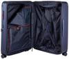 Suitcase Gull Wing Front Open CAT738LY Warranty 100L 73 Cm 5kg Denim Blue [Cargo] (2WAY Storage)