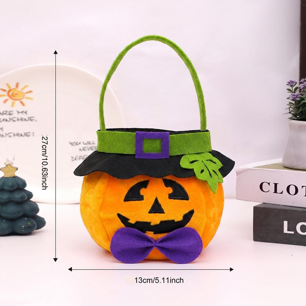 Gifts Pouch Halloween Candy Bag Ghost Trick-Or-Treat Candy Basket Pumpkin Candy Bucket  Children