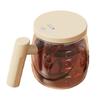 Automatic Coffee Stirring Cup Electric Mixer High Borosilicate Glass Lightweight Portable Versatile Automatic Drink Mixer