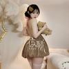 Night Crisp Sexy Lingerie Bear Cosplay Free Night Club Buttocks Large Size Uniform Temptation Backless Suit