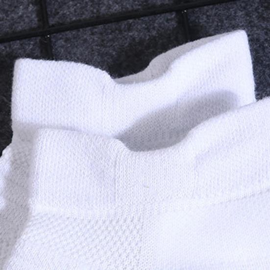 Socks Solid Color Thickening Men Running Football Basketball Short Socks for Sports