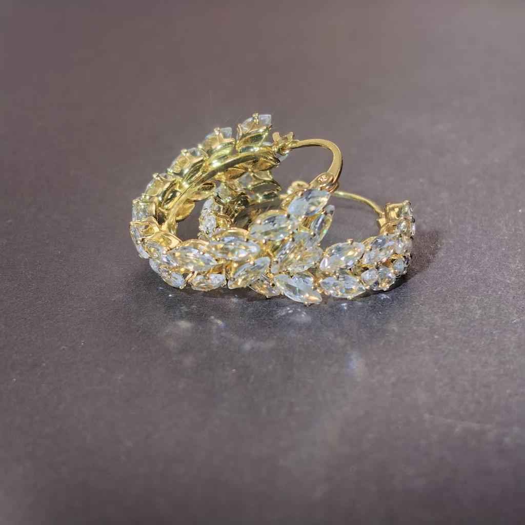 Koreanischer Stil 925 Silber Schmetterling & Quaste Ohrringe mit Zirkonia, Strass und Perlen Akzenten für Herbst/Winter.