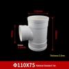 PVC Three-Way Drainage Pipe Reducer Connector