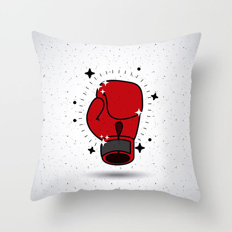 Sofa Pillow Cover, Cushion Cover, Nordic Home Textile Fabrics, Simple Golden Digital Printing