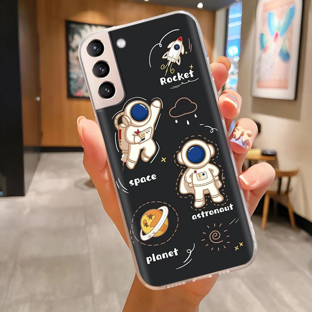 For Samsung S21 FE Plus Ultra Phone Case Butterfly Cat Soft Silicone Cover For Galaxy S21+ S21FE S 21 Protection Funda Coque