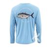 Simms long-sleeved T-shirt summer sunscreen clothes Luya fishing clothes upf50 + quick-drying breathable men's clothing new