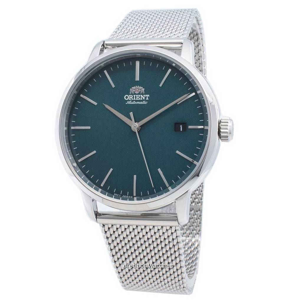 Восстановленные автоматические мужские часы Orient Contemporary RA-AC0E06E10B зелёный
