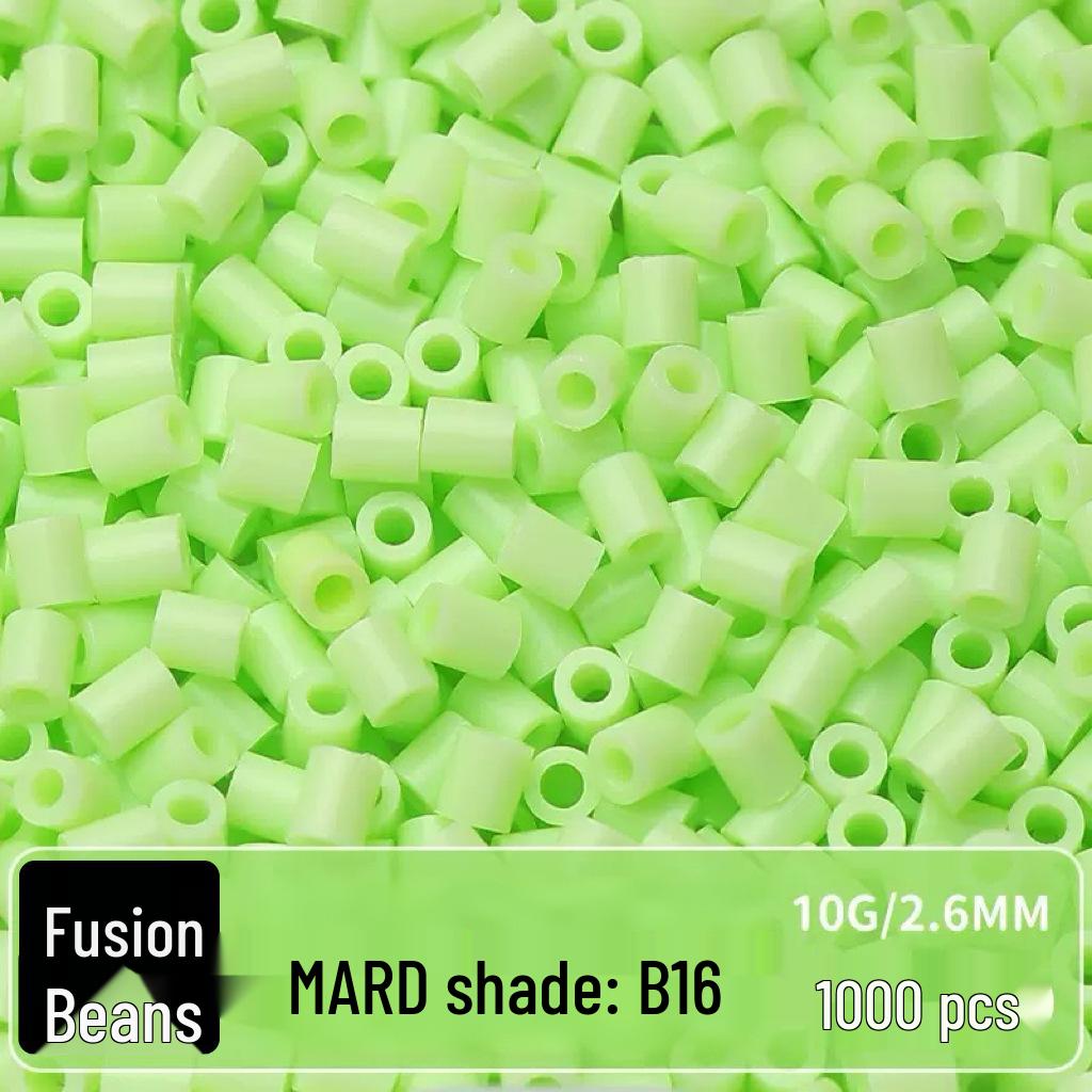 Confezione di Ricarica Perline Termofusibili da 264 Colori - 1000 Perline, 2,6 MM, Materiali per Puzzle 3D Fai da Te