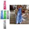 Women's Oversized Floral Printed Sleeveless Maxi Dress For Summer Holidays