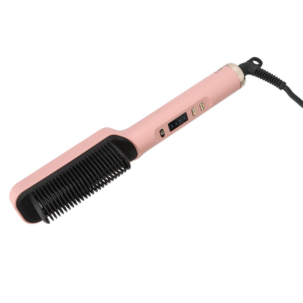 35W Negative Ion Hair Straightener Comb Dual Use Professional Heat Hair Straightening Brush