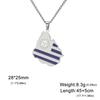 EUEAVAN Latin American Country Map Necklace Stainless Steel Haiti Argentina Venezuela Colombia Chile Flag Jewelry Gift Wholesale