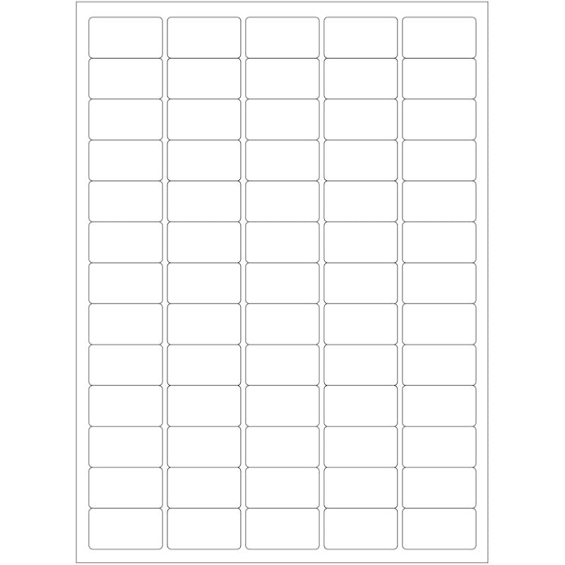 True-Ally A4 Size White Self Adhesive Label/Sticker for Printer (Inkjet/Copier/Laser) - 65 Sticker Per Sheet - 40 Sheets