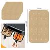 100Pcs Air Fryer Paper Disposable Non-Stick Kitchen Baking Oil-Proof Paper Micro-Wave Barbecue Oven Fryer Papers Steamer Paper