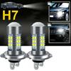 2pcs H7 LED Headlight Bulb Kit Interior Light 6000K LED Headlight Car Fog Light High And Low Beam Super Bright Car Parts