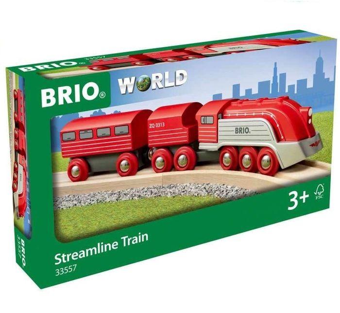 Brio World Train Aérodynamique - Accessoire Circuit de train en bois - Ravensburger - Mixte dès 3 ans - 33557