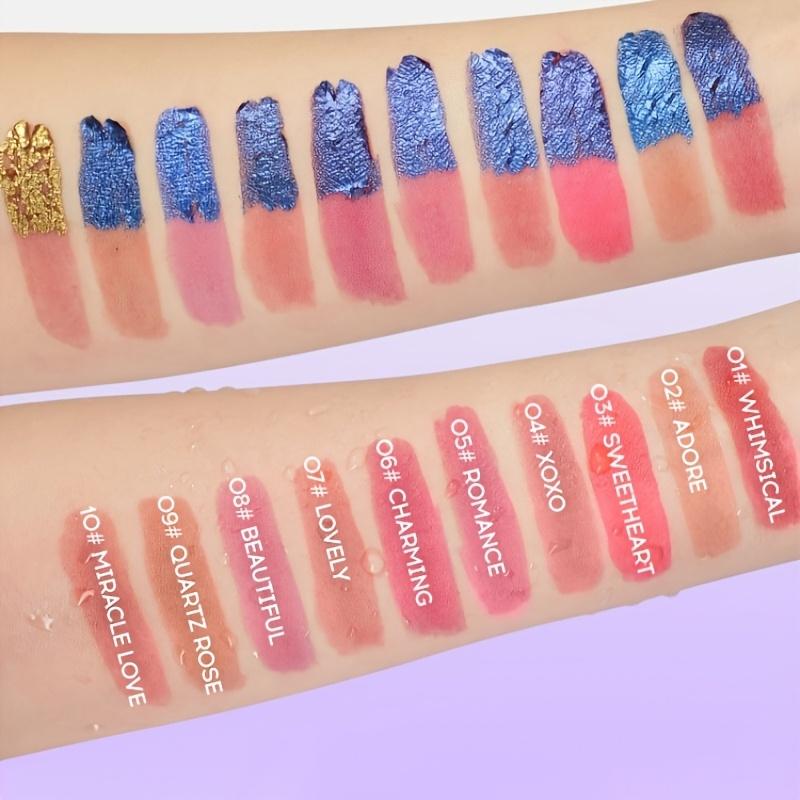 Magic Lip Mask Lip Glaze + Lip Brush | Long-lasting, Waterproof, Anti-smudge Lip Glaze, Plant Moisturizing Formula, Matte Lipstick