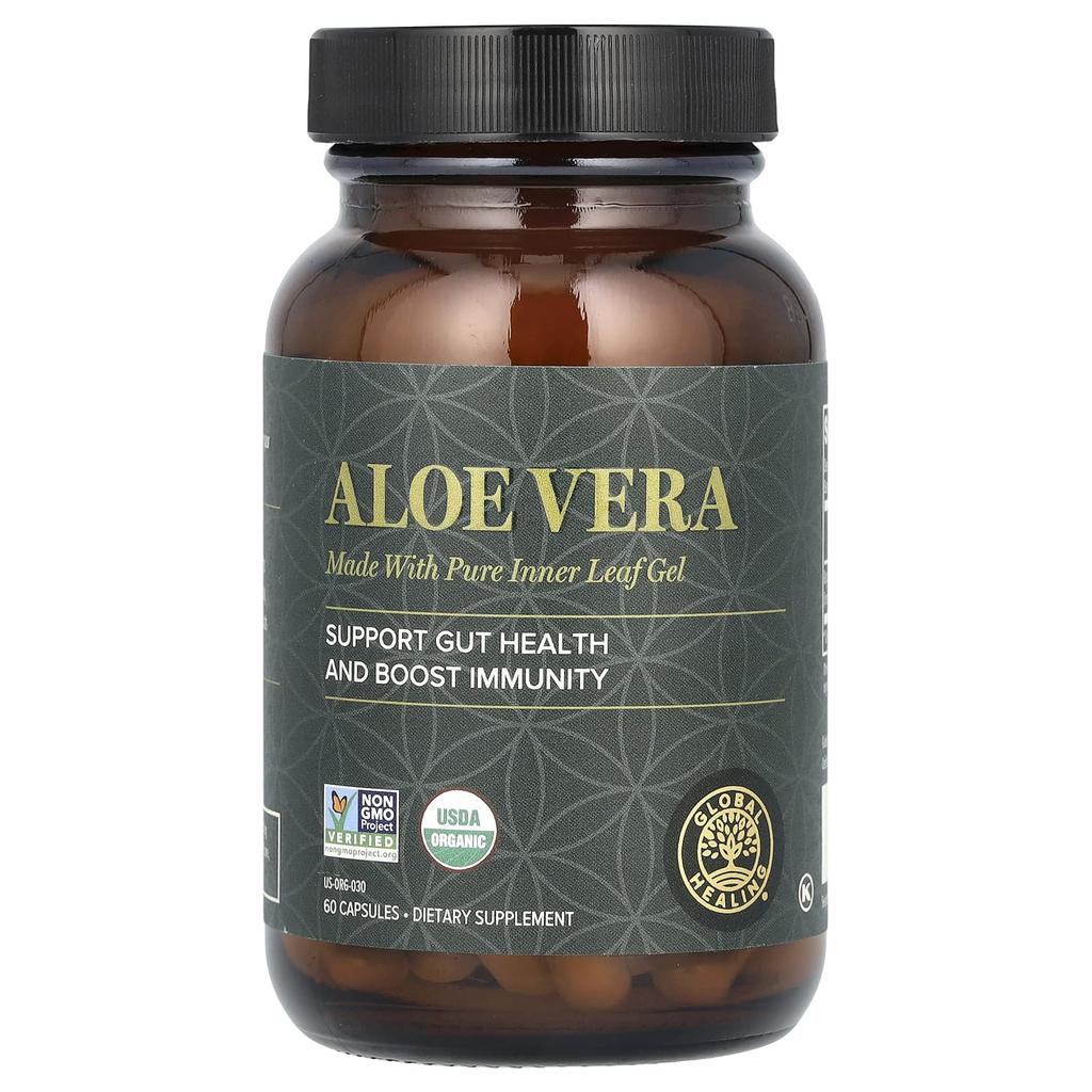 Aloe Vera, 60 Capsules (180Mg Per Capsule)