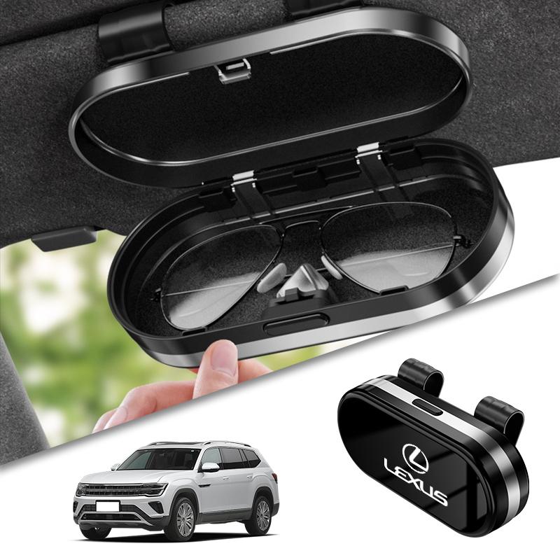 CKU5 Car Visor Sunglass Storage Case Glasses Holder Box Card Clip Accessories For Lexus CT ES GS NX IS250 CT200h IS300h ES300h RX400h