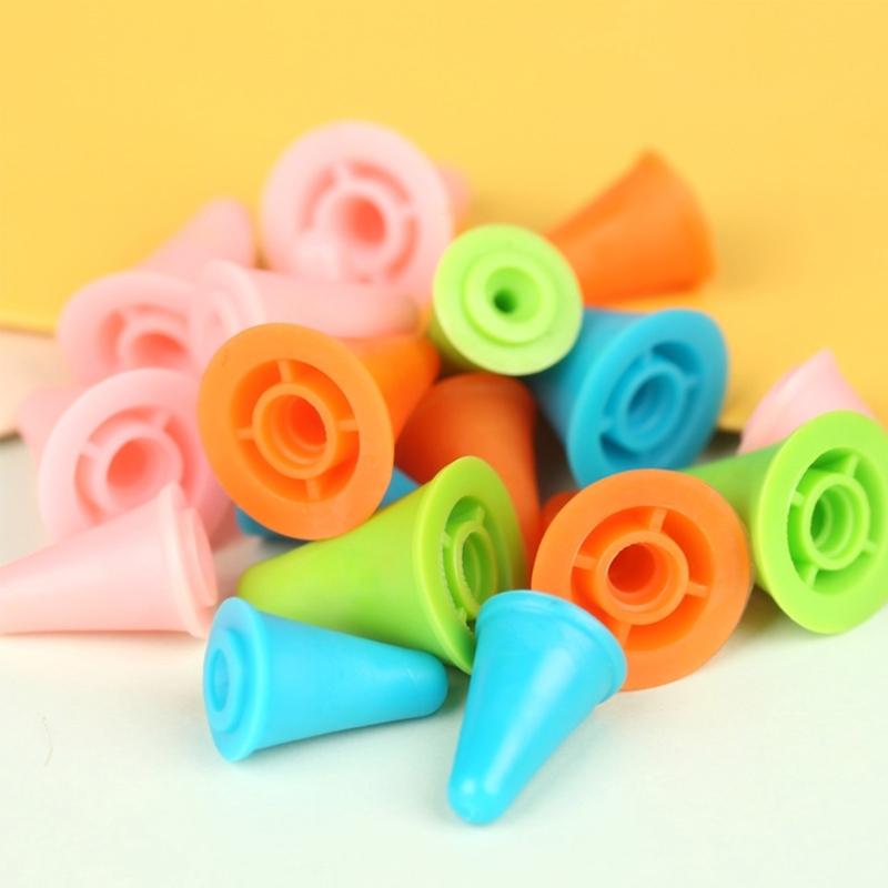 2er Set Pullovernadelkappen Maschenstopper Stricknadelspitzenschoner Nadelspitzenstopper Strickzubehör