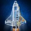 536Pcs Space Shuttle Construction Blocks Spaceship Assembling Fit Diy Blocks Spacecraft Model Children'S Birthday Present